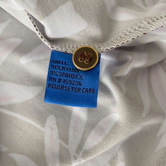 NEW! J. McLaughlin Cornelia Top 3/4 Sleeve Brown & Pink Bamboo Grove XS - $178 - Picture 8 of 11